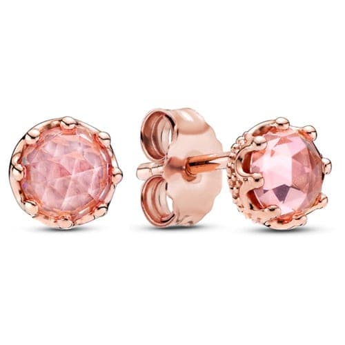 Pandora Pink Sparkling Crown Stud Earrings 288311C01 288311 — photo 1 of 1