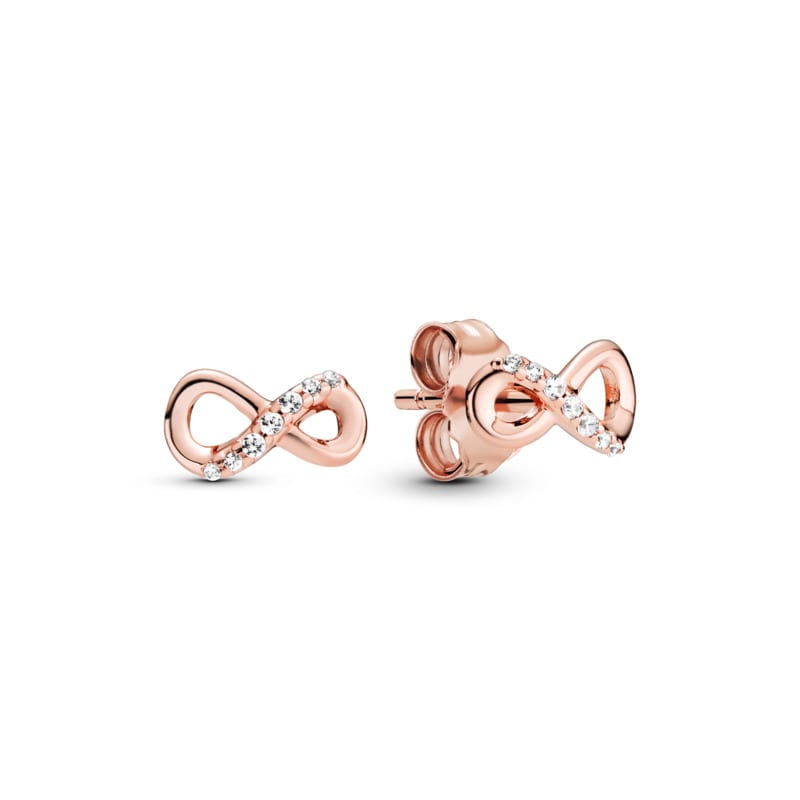 Sparkling Eternity Stud Earrings