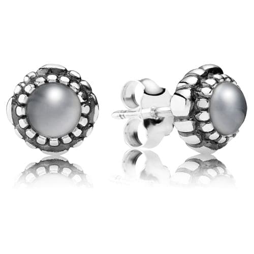 Pandora Moonstone Bloom Earring Studs 290543MSG 290543 — Foto 1 von 1
