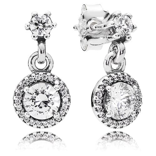 Pandora Classic Elegance Drop Earrings 290594CZ 290594 — Foto 1 von 1