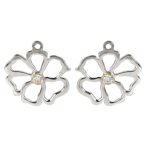 Pandora Large Flower Earring Charm with Clear CZ 290619C 290619 — photo 1 of 1