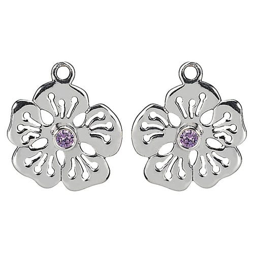 Mix & Match Earring Charm, Purple Zirconia
