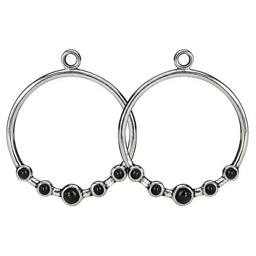 Pandora Onyx Hoop Earring Charm 290625O 290625 — photo 1 of 1