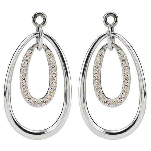 Pandora Double Drop Earring Charm with Champagne CZ 290630CCZ 290630 — Foto 1 von 1