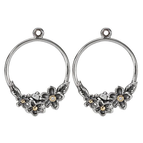 He Loves Me Hoop Earring Charm