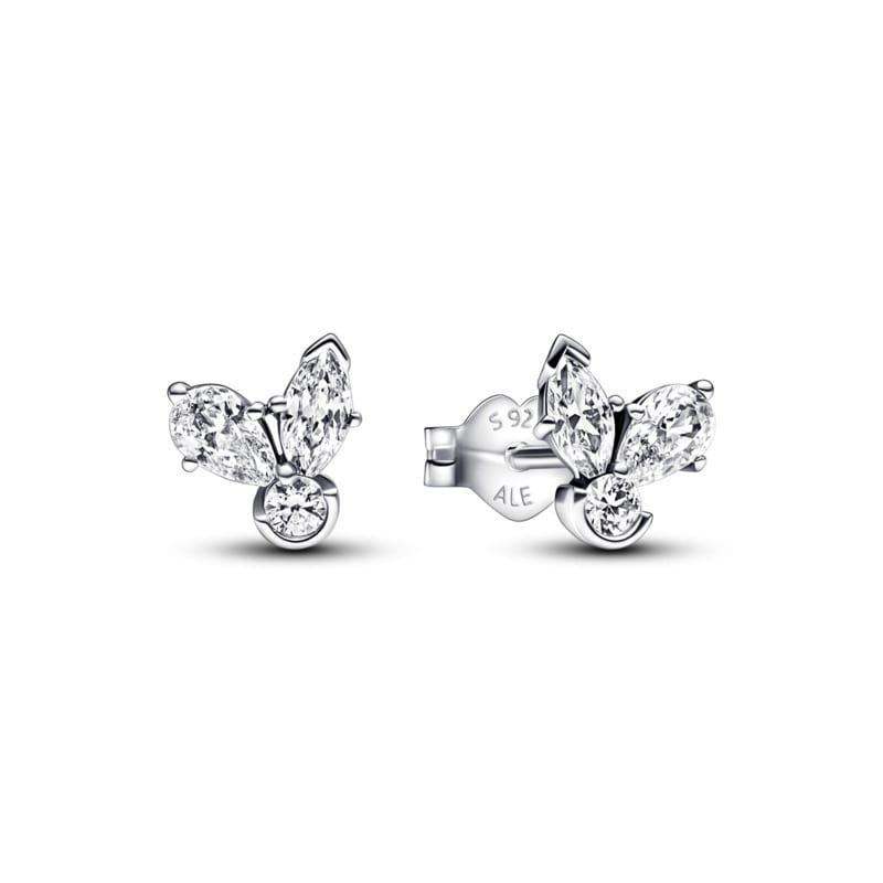 Sparkling Herbarium Cluster Stud Earrings