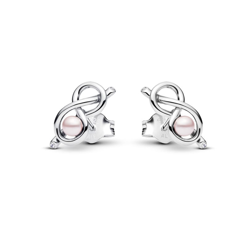 Infinity Knot Stud Earrings