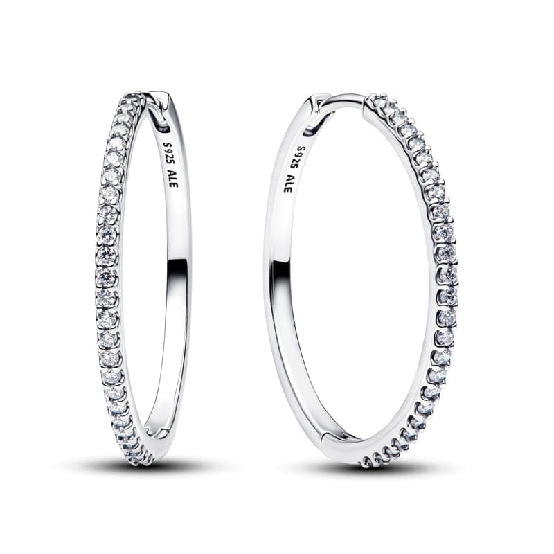Pandora Sparkling Hoop Earrings 294650C01 294650 — photo 1 of 1