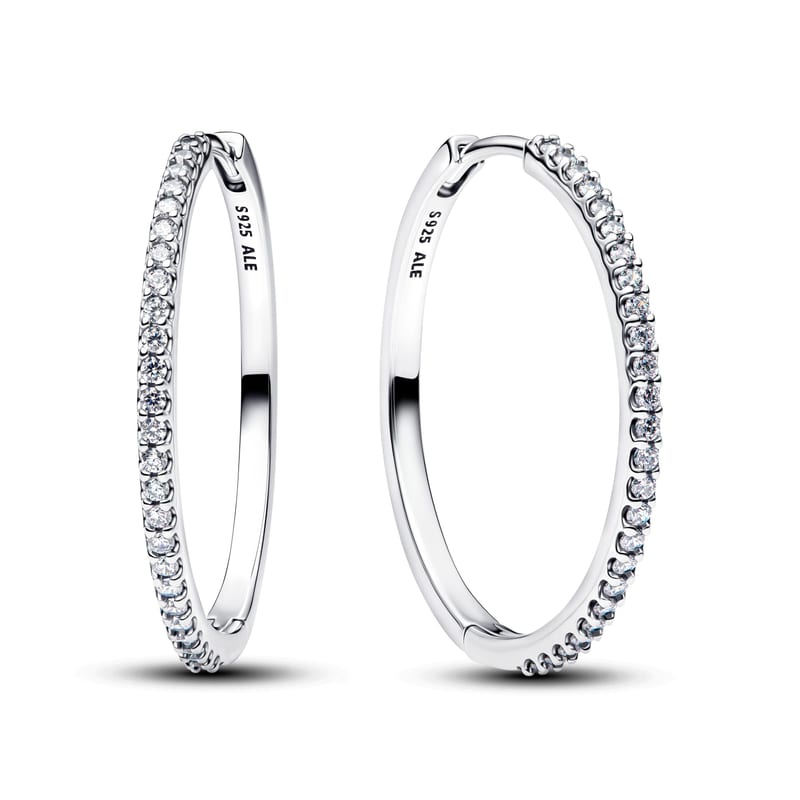 Sparkling Hoop Earrings