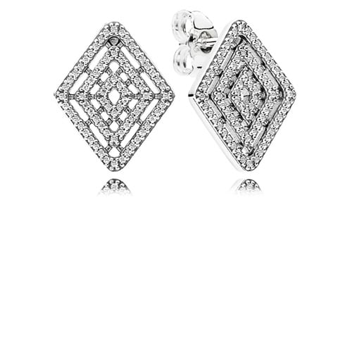 Geometric Lines Stud Earrings