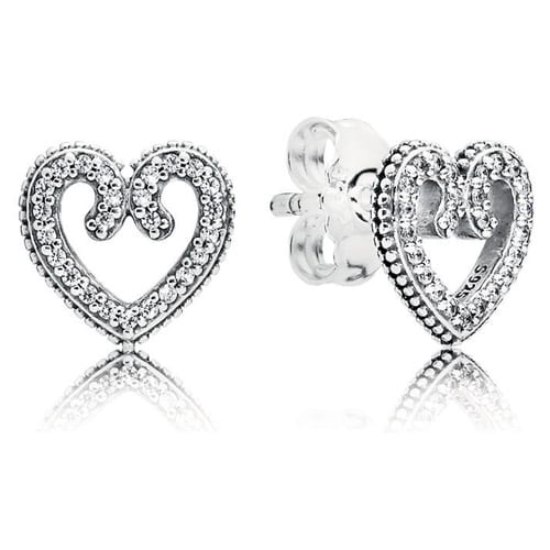 Heart Swirls Stud Earrings