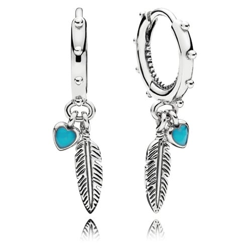 Spiritual Feathers Drop Earrings