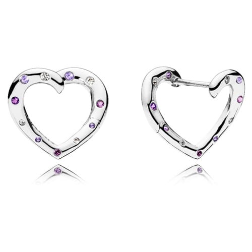 Bright Hearts Hoop Earrings