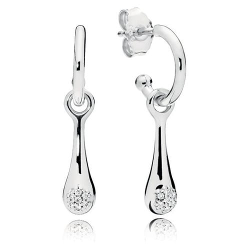 Silver Modern LovePods Earring Studs