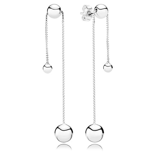 String of Beads Drop Earrings