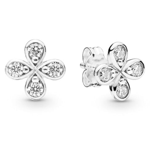 Four Petal Flowers Stud Earrings