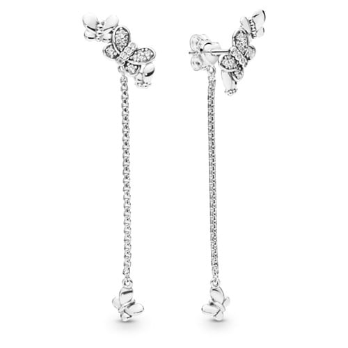 Bedazzling Butterflies Earrings Jackets