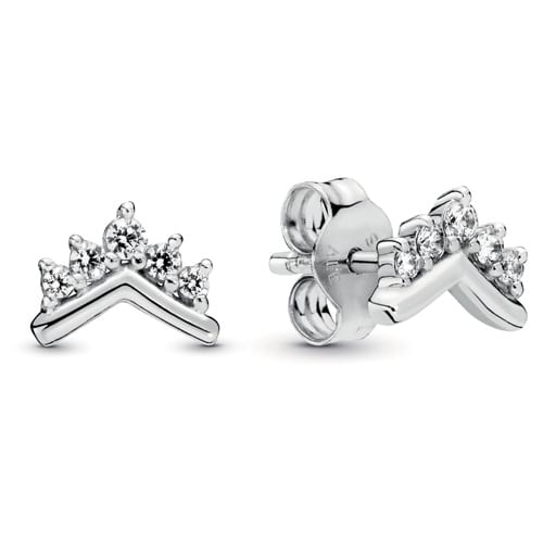 Tiara Wishbone Stud Earrings