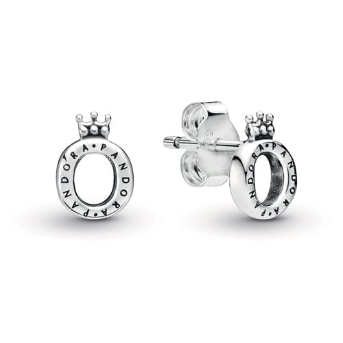 Polished Crown O Stud Earrings
