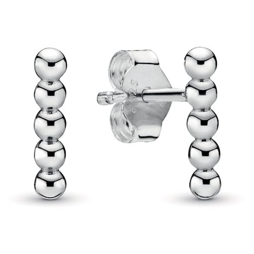 Row of Beads Stud Earrings