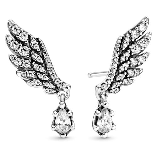 Dangling Angel Wing Earrings