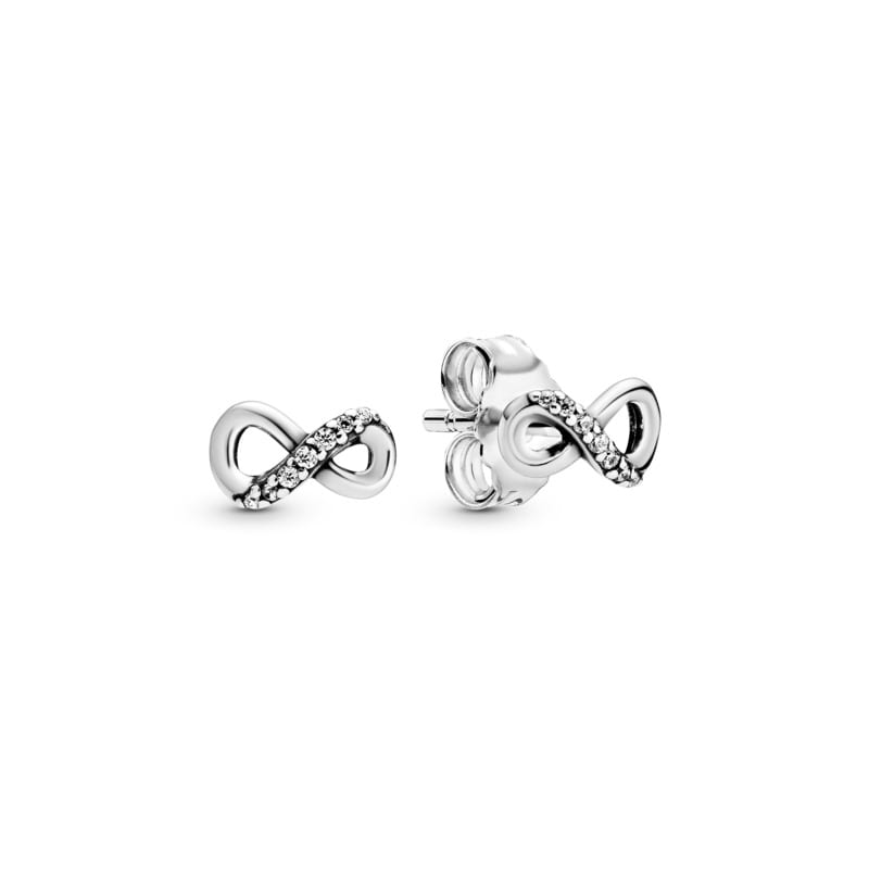Sparkling Eternity Stud Earrings