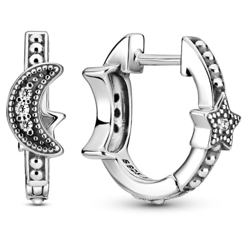 Mysticism Crescent Moon Hoop Earrings