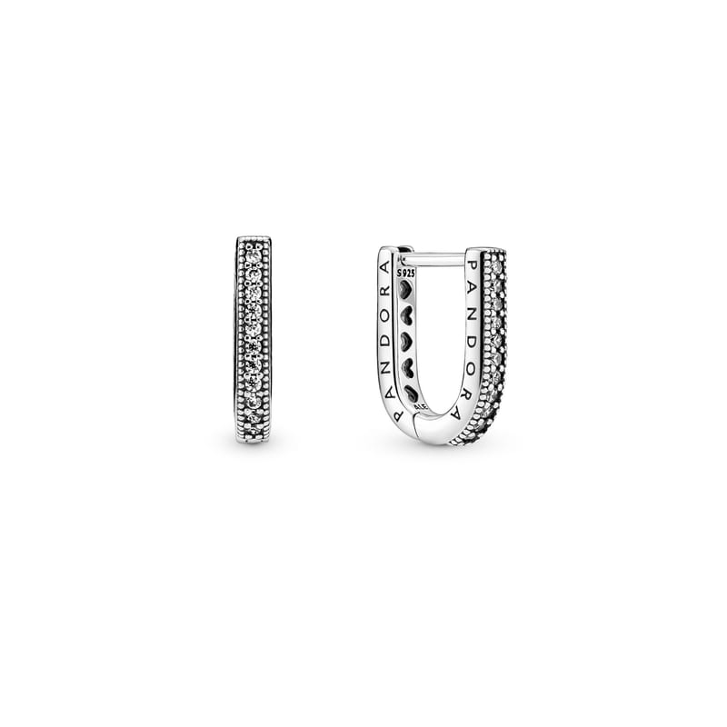 U Shaped Hoop Earrings