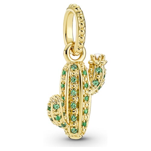 Sparkling Desert Cactus Pendant