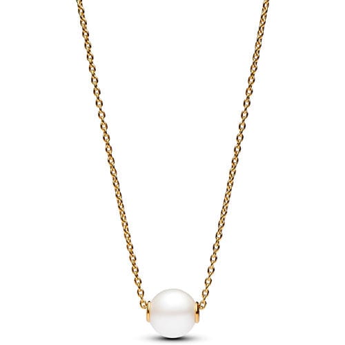 Gold Freshwater Pearl Necklace