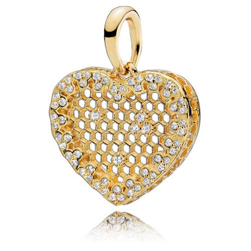 Honeycomb Lace Necklace Pendant
