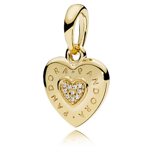Pandora Shine Signature Heart Pendant
