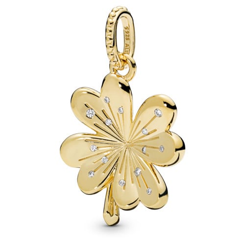 Lucky Four Leaf Clover Pendant