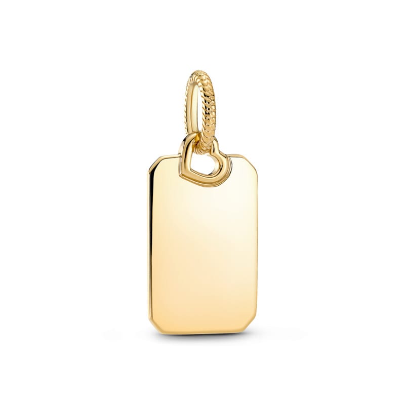 Engravable Rectangle Tag Pendant