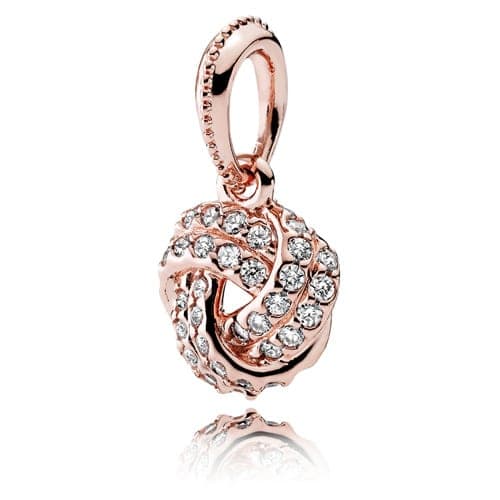 Pandora Rose Sparkling Love Knot Pendant 380385CZ 380385 — foto 1 de 1