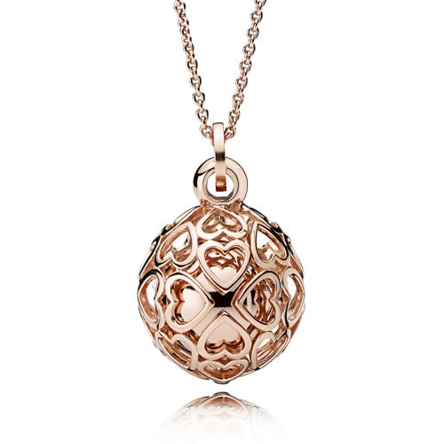 Pandora Rose Harmonious Hearts Pendant