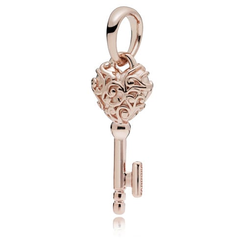 Pandora Rose Regal Key Pendant