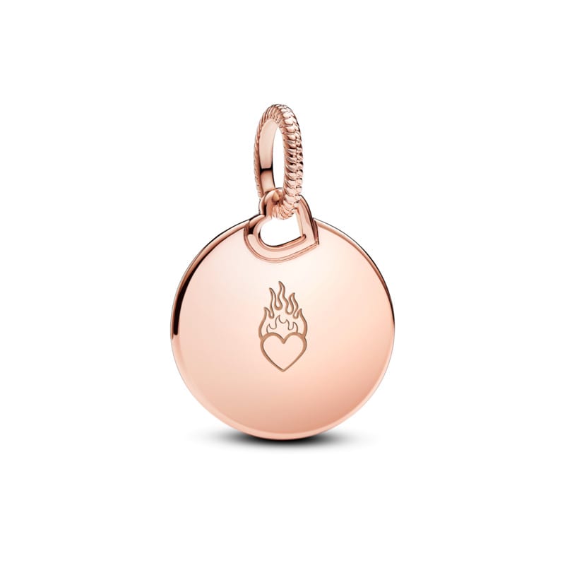 Engravable Round Tag Pendant