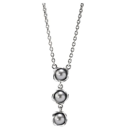 Bloom Grey Pearl Necklace