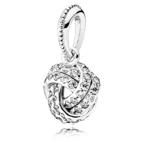 Pandora Sparkling Love Knot Pendant 390385CZ 390385 — Foto 1 von 1