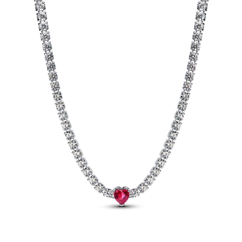 Pandora Halo Heart Pendant Choker 393549C01 393549C0140 — Foto 1 von 1