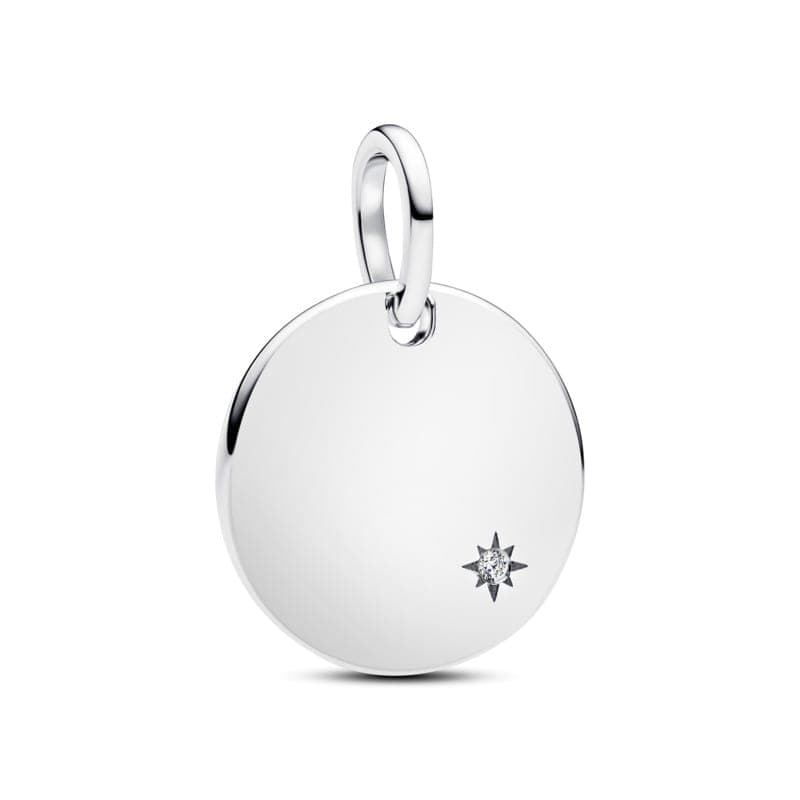 Pandora Engravable Lab-Grown Diamond Tag Pendant 394012C01 394012 — Foto 1 von 1