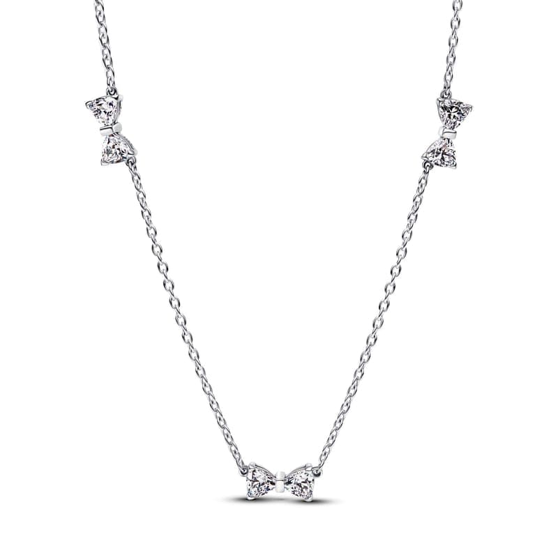 Pandora Bow Station Chain Necklace 394231C01 394231 — Foto 1 von 1