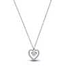 Pandora Talisman Sterling Silver Lab-Grown Diamond Heart Pendant Necklace 394569C01 394569 — Foto 1 von 1
