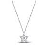 Talisman Sterling Silver Lab-Grown Diamond Star Pendant Necklace