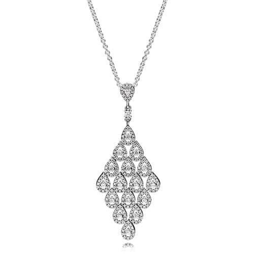Pandora Cascading Glamour Necklace and Pendant 396262C 396262 — Foto 1 von 1