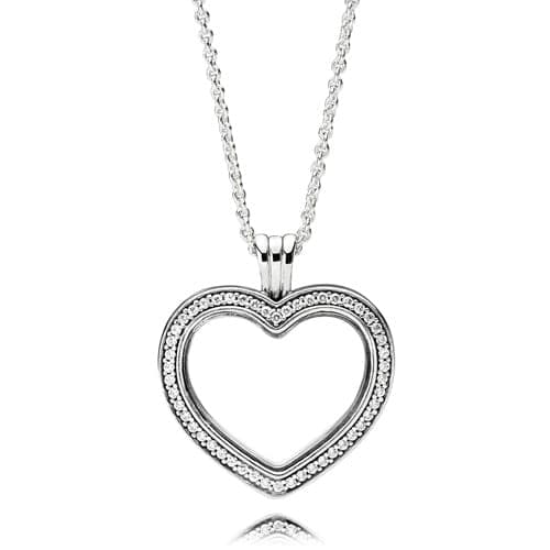 Pandora Floating Sparkling Heart Locket 397230CZ 397230 — Foto 1 von 1
