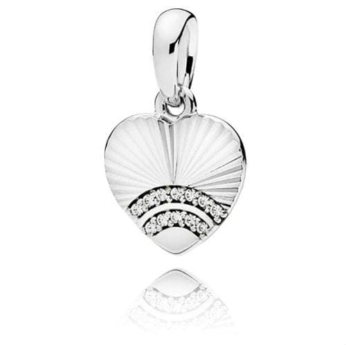 Pandora Fan of Love Pendant Charm 397286CZ 397286C — photo 1 sur 1
