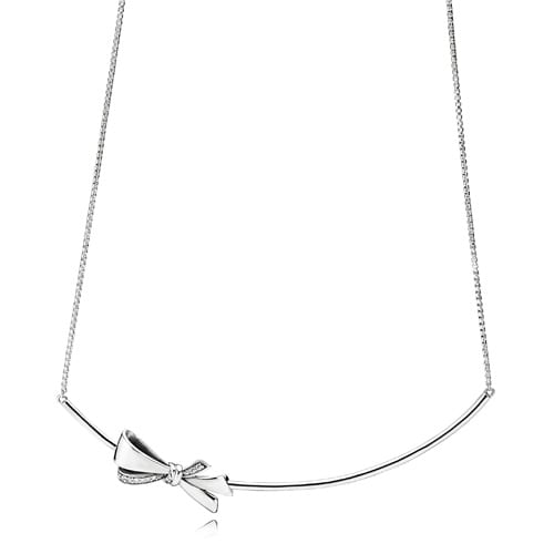 Brilliant Bow Necklace
