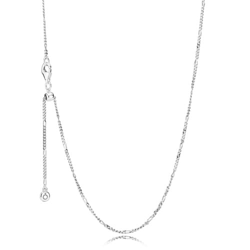 Sterling Necklace with Sliding Clasp